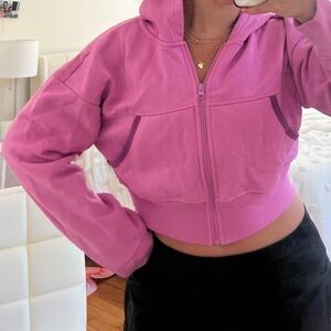 Pink zip up